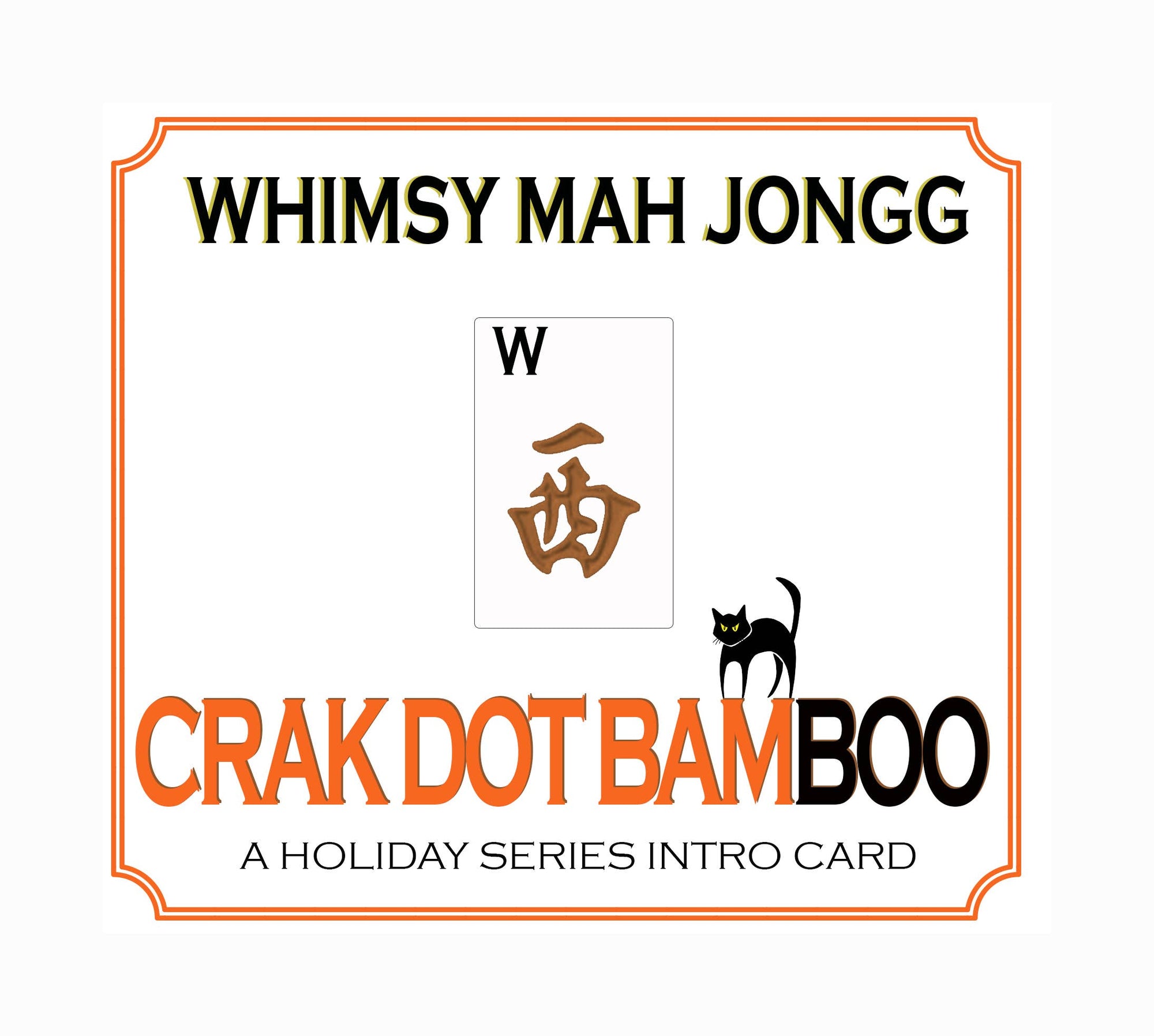 Halloween Theme Mahjong Card