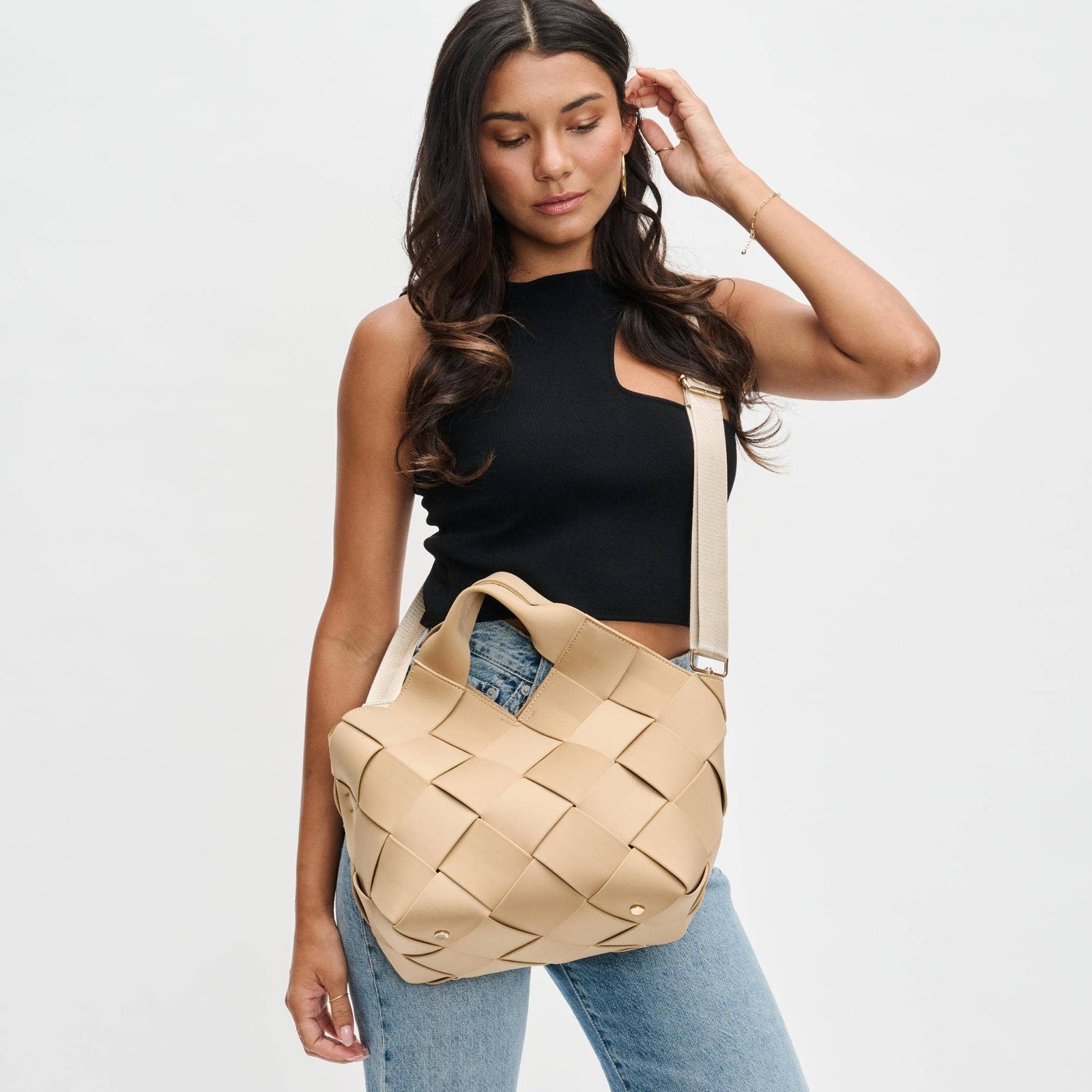 Resilience Woven Tote - Nude