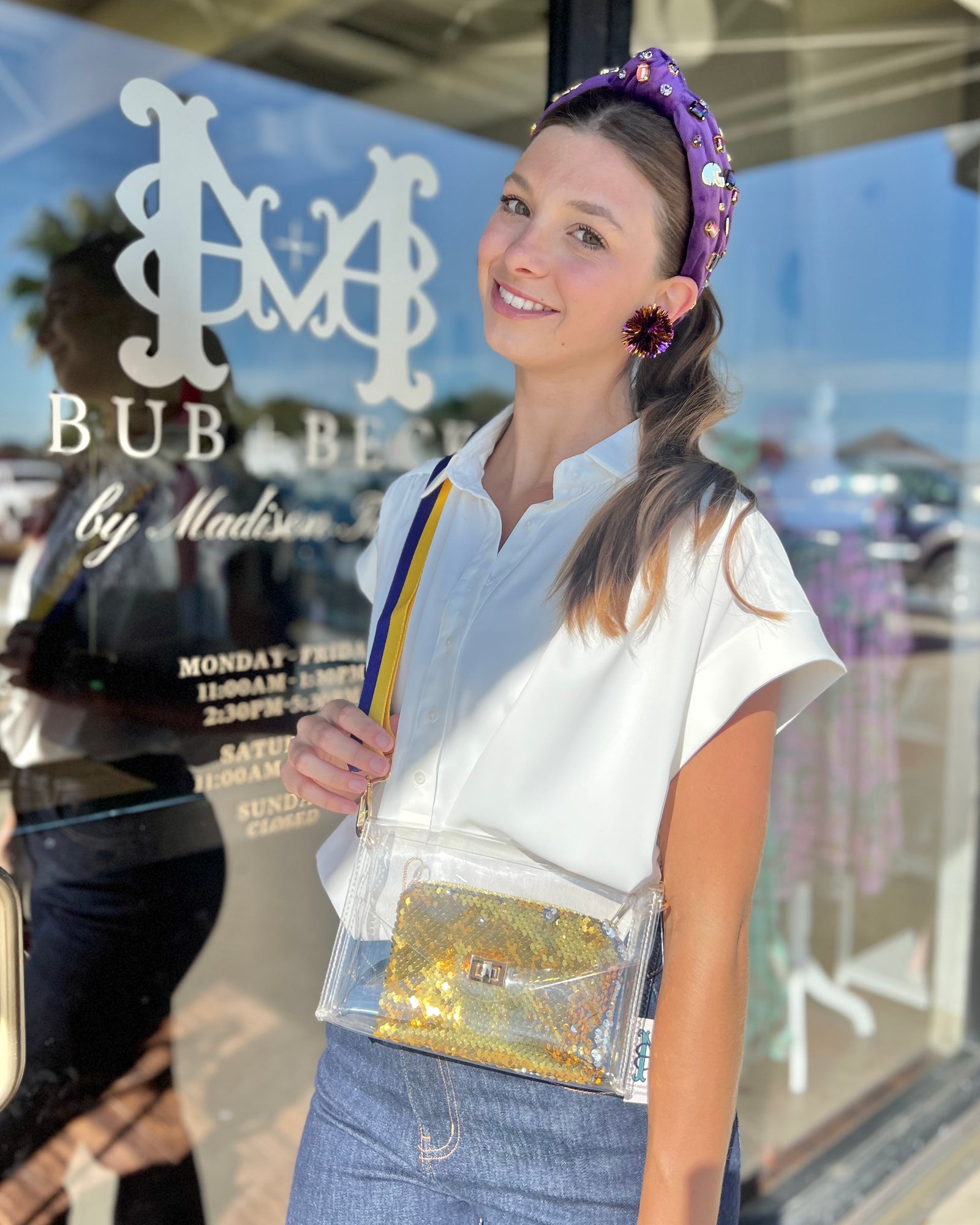 Fan Gear Headband-Purple