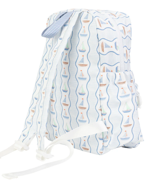 Sailboats Large Backpack