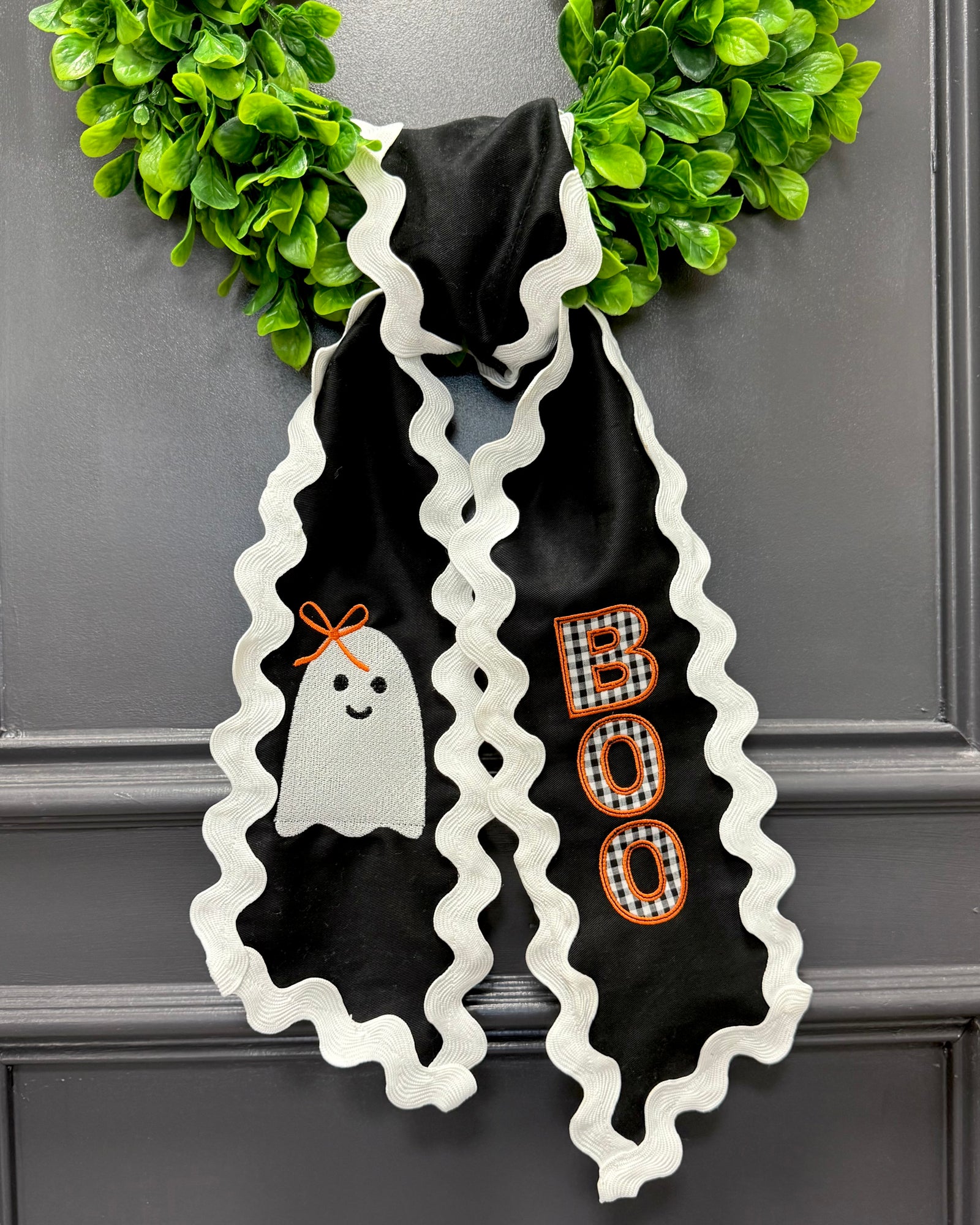 Halloween Wreath Sash
