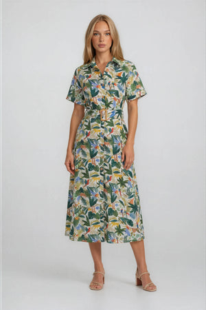 Safari Print Dress