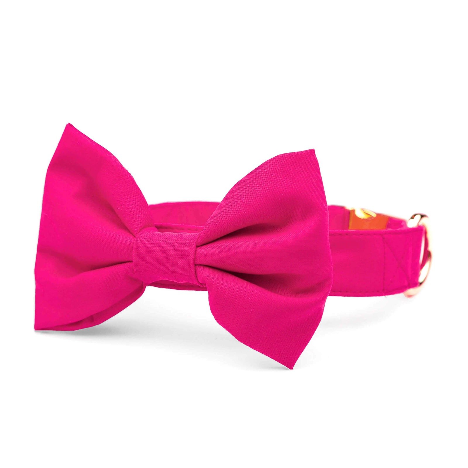 Hot Pink Dog Bow Tie: Standard