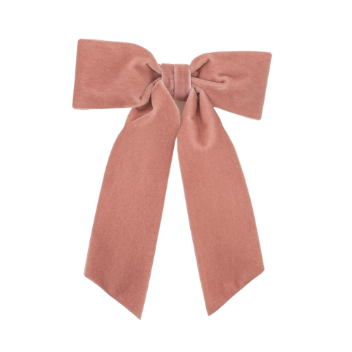 Bailee Bow Barrette: Dusty Mauve