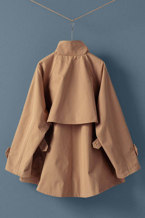 Modern A-Line Trench Jacket