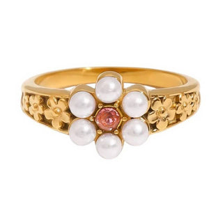 18K STAINLESS STEEL TARNISH FREE  RINGS | 40R119
