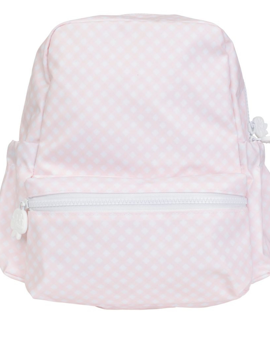 Pink Gingham Large Backpack