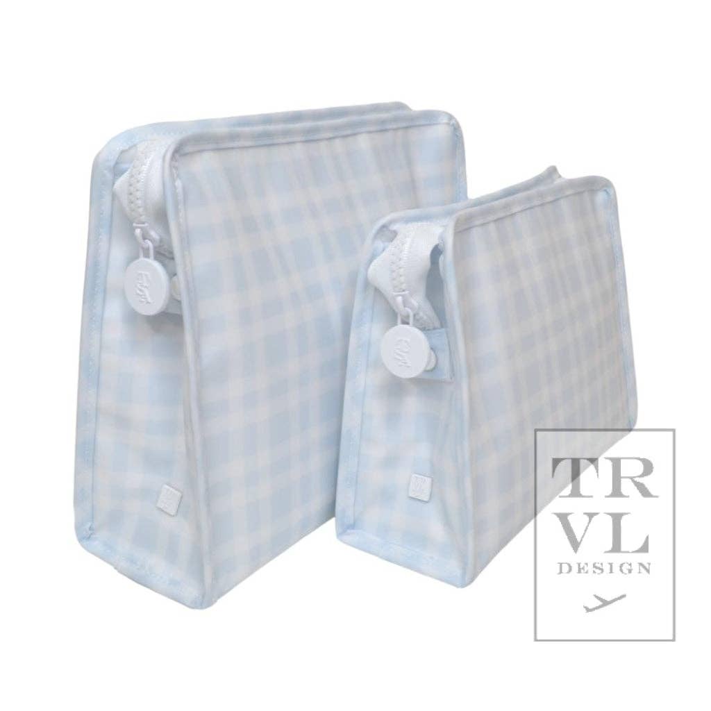 Large Roadie - Pimlico Plaid Blue