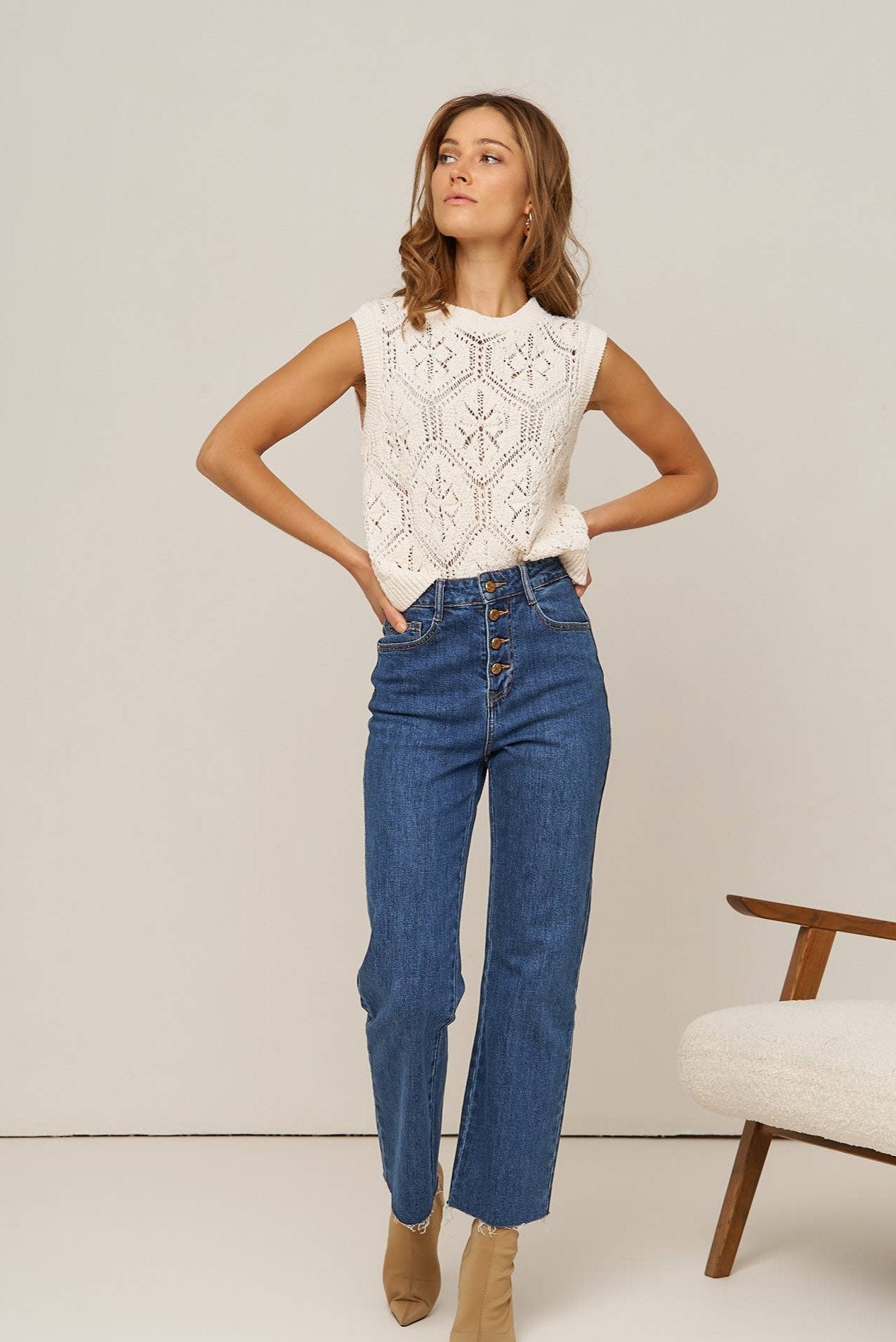 Frenchy Straight Jeans