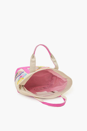 Mahjong Beaded Small Tote