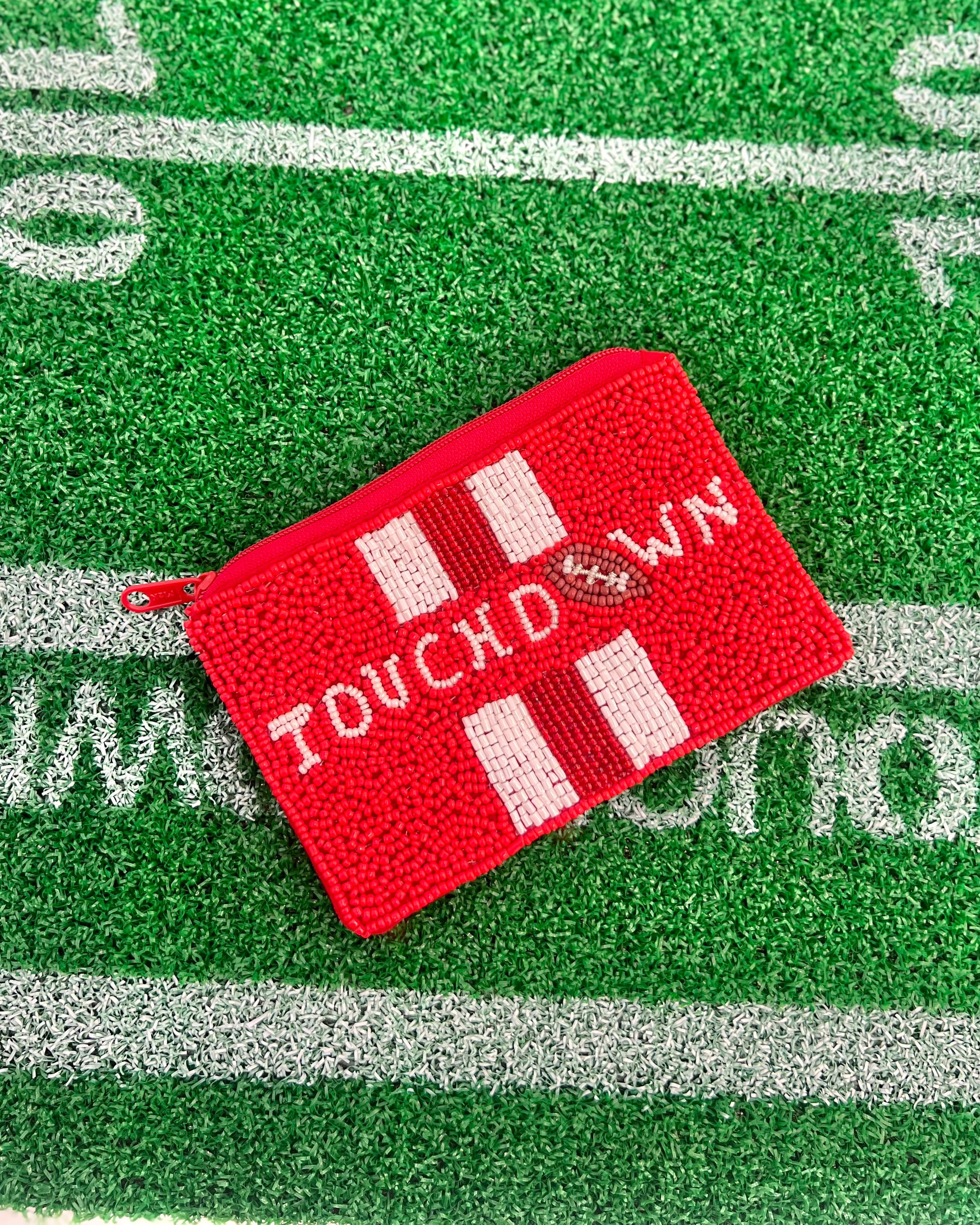 Small Red Touchdown Pouch