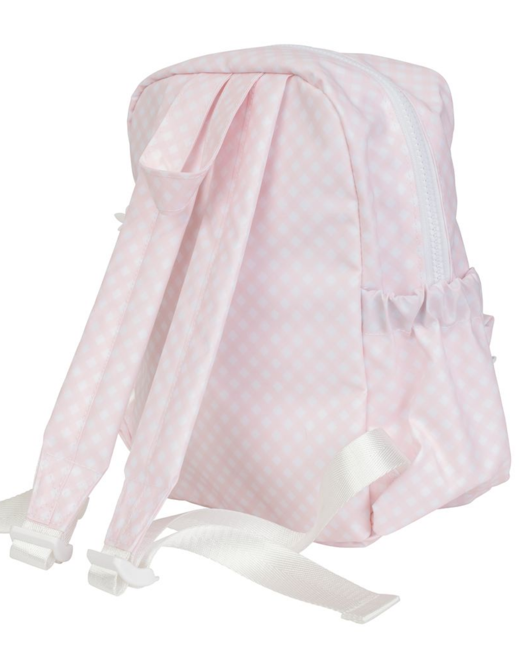 Pink Gingham Large Backpack