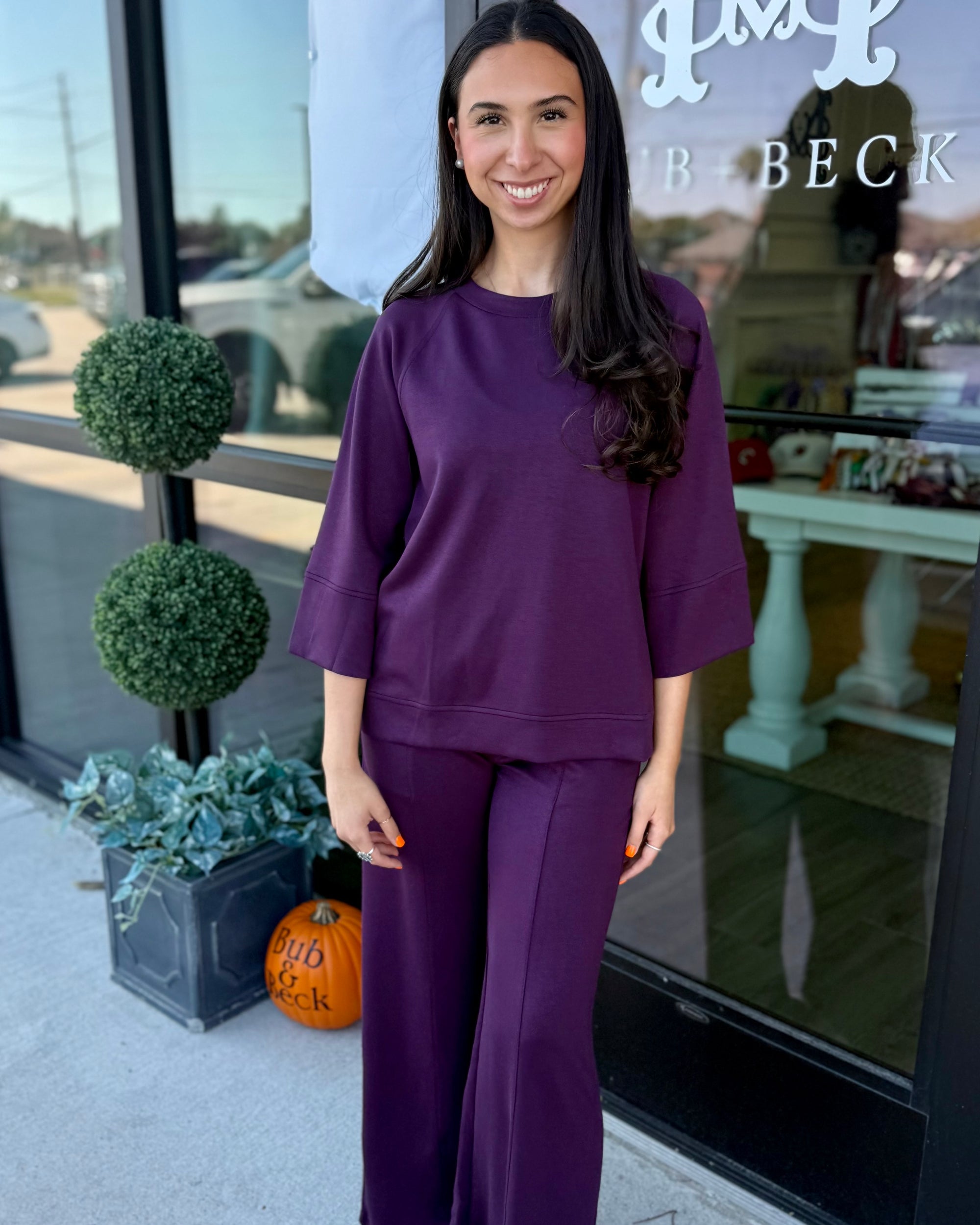 Cozy Plum Pant Set