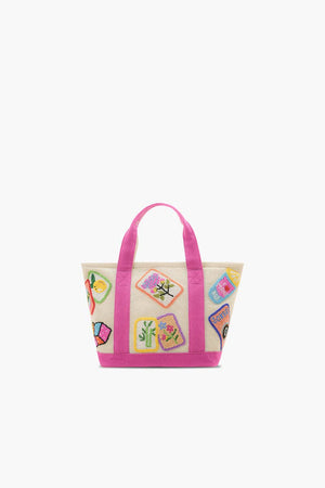 Mahjong Beaded Small Tote