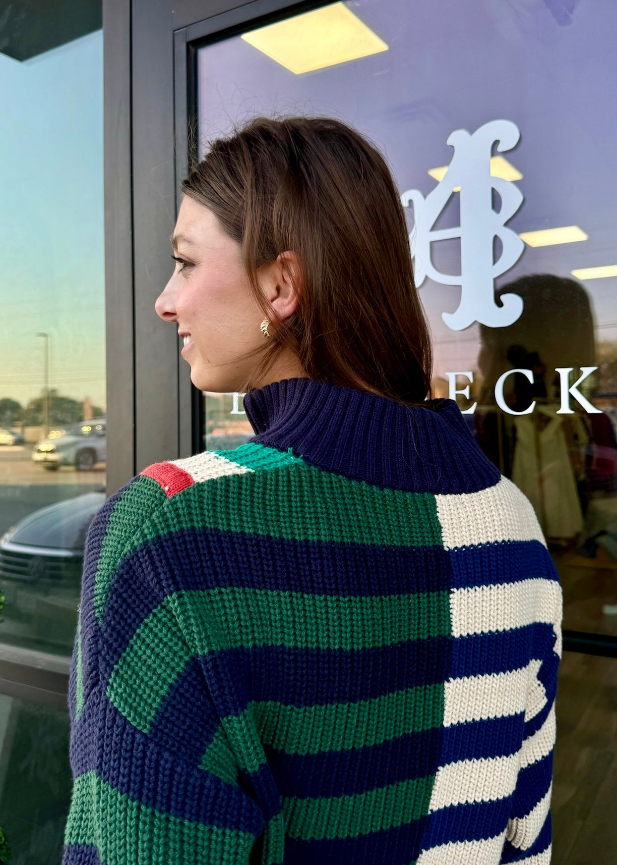 Varsity Colorblock Half Zip