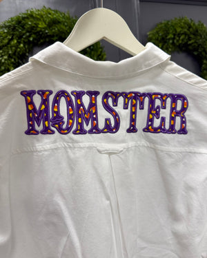 Momster Embroidered Oxford