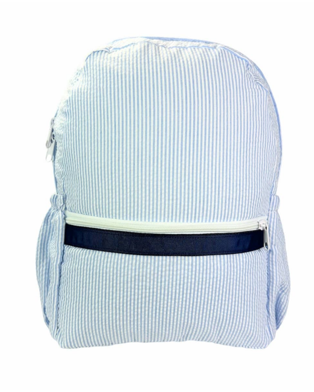 Skipper Seersucker Medium Backpack with Pockets