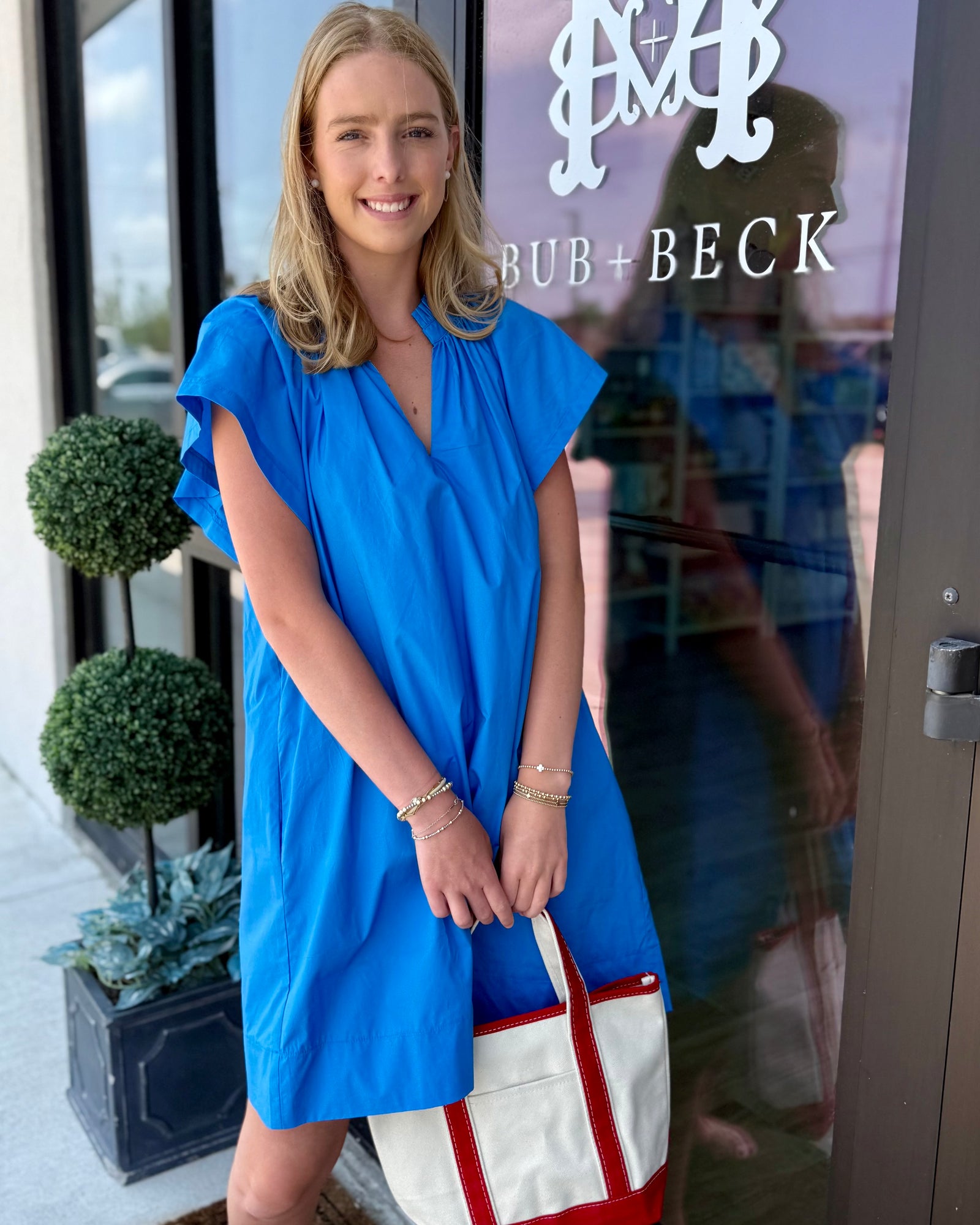 Ruffle Detailed Tunic Mini Dress