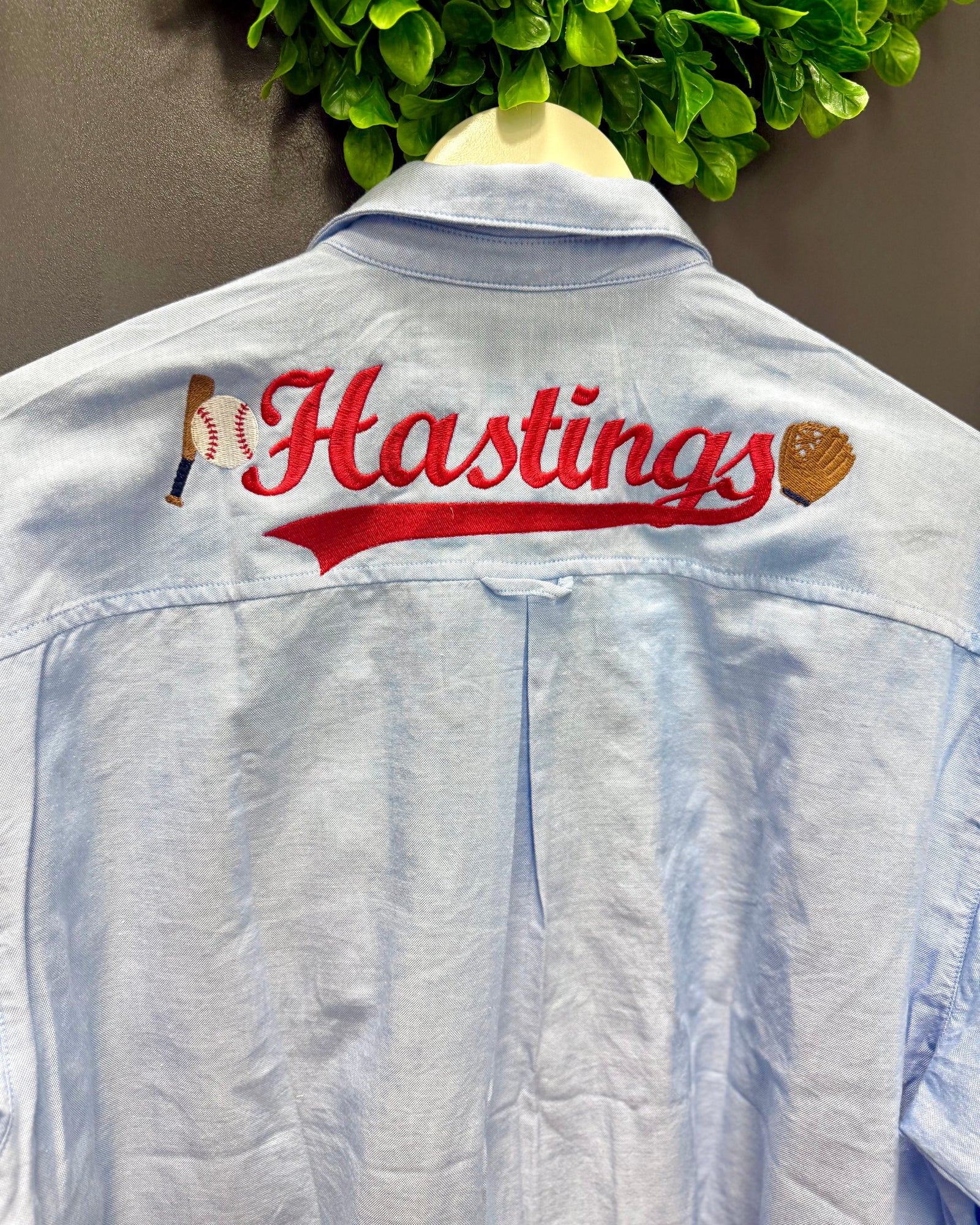 Customized Baseball Oxford