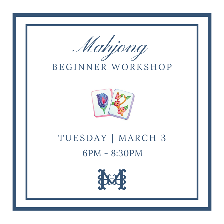 Beginner Mahjong Workshop - March 3