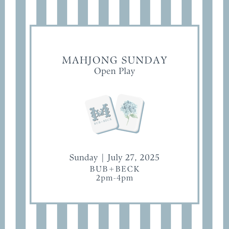 Sunday Mahjong - July 27