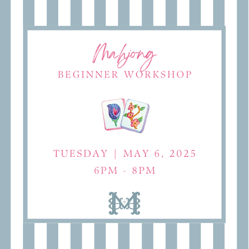Beginner Mahjong Workshop - May 6