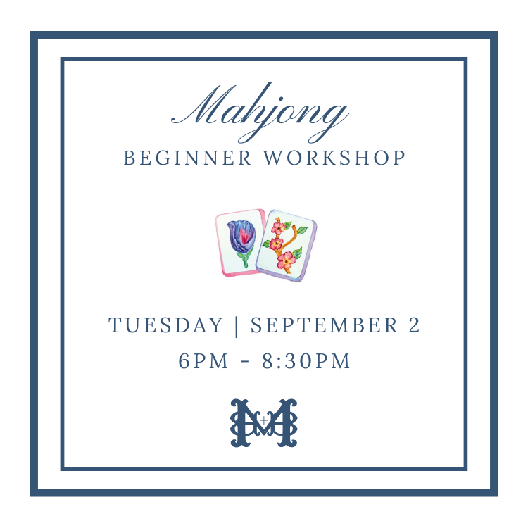 Beginner Mahjong Workshop - September 2