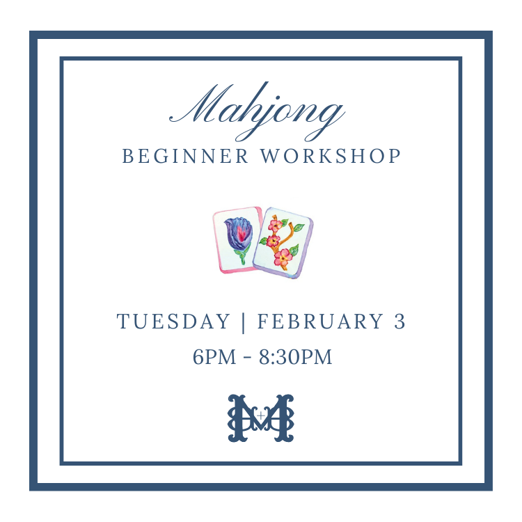 Beginner Mahjong Workshop - Feb 3