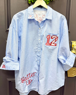Customized Baseball Oxford