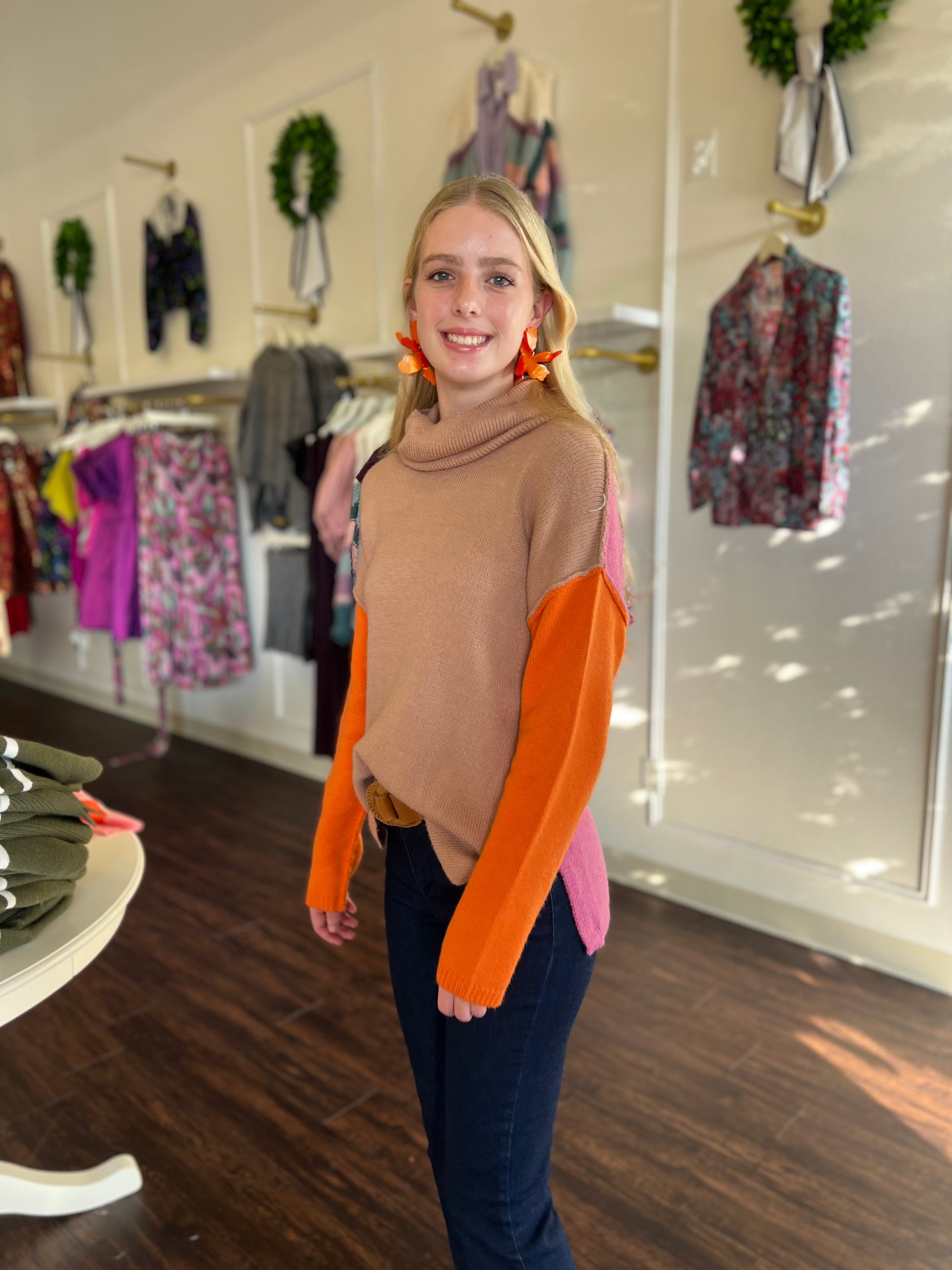 Color Block Sweater