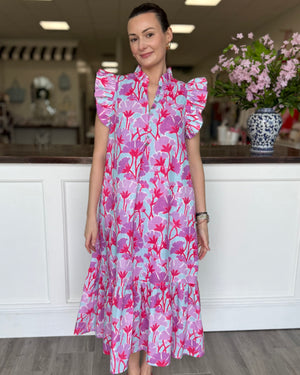 Entro Lavender Combo Maxi Dress