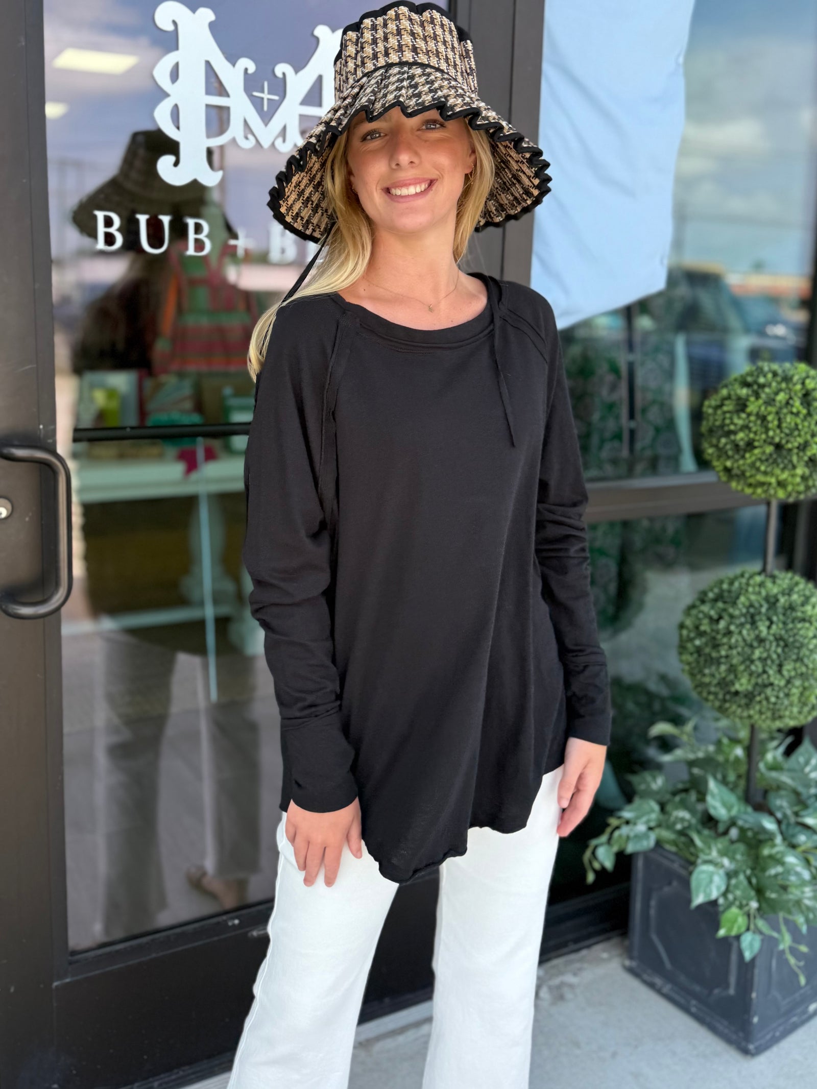 Black Colored Long Sleeve Tee