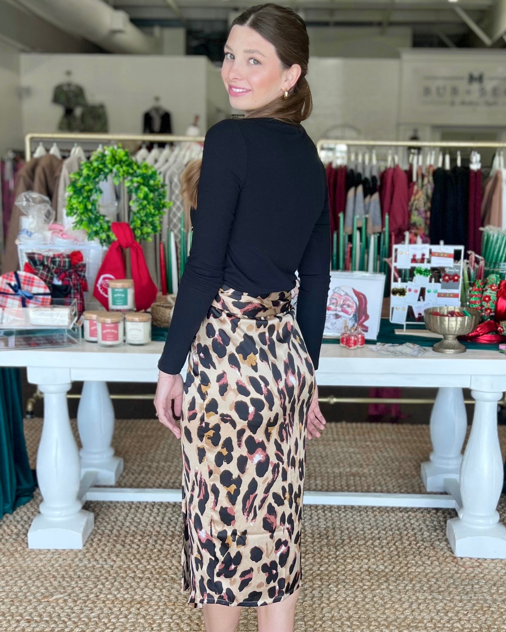 Leopard Jaspre Skirt