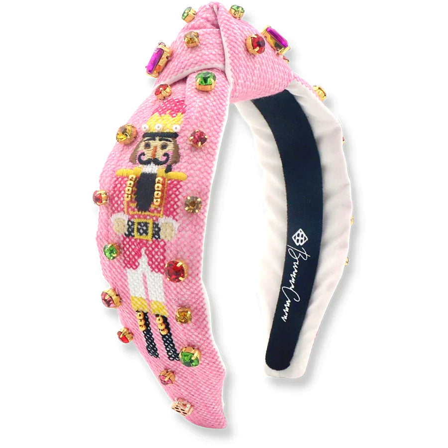 Pink Crossstirch Nutcracker Headband - Child