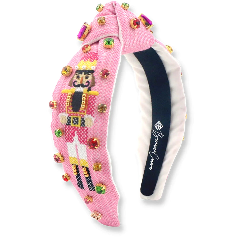 Pink Crossstirch Nutcracker Headband - Adult