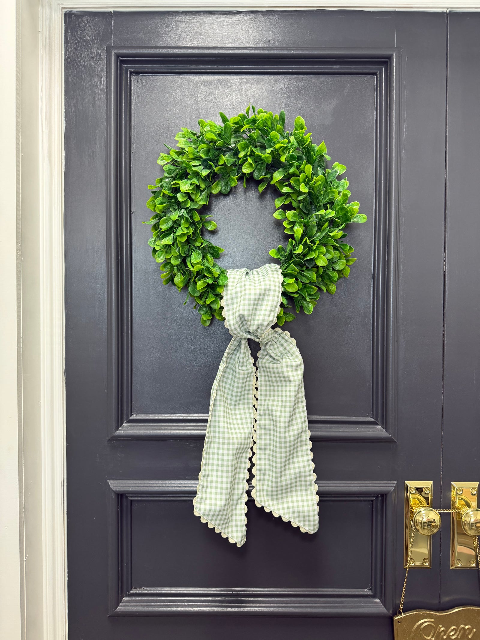 Sage Scalloped Sash