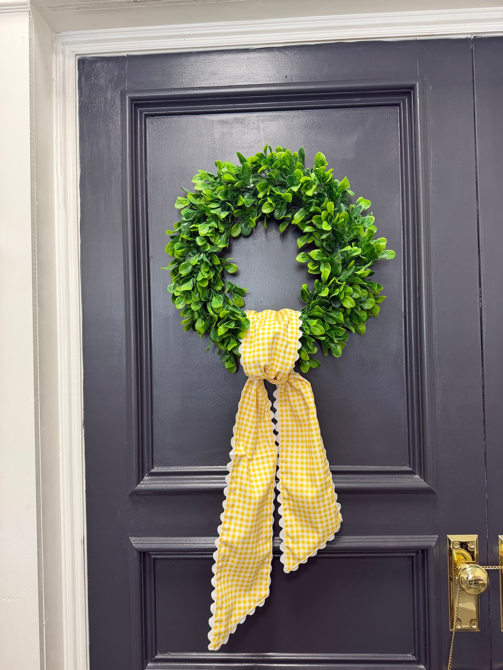 Lemon Drop Scalloped Sash