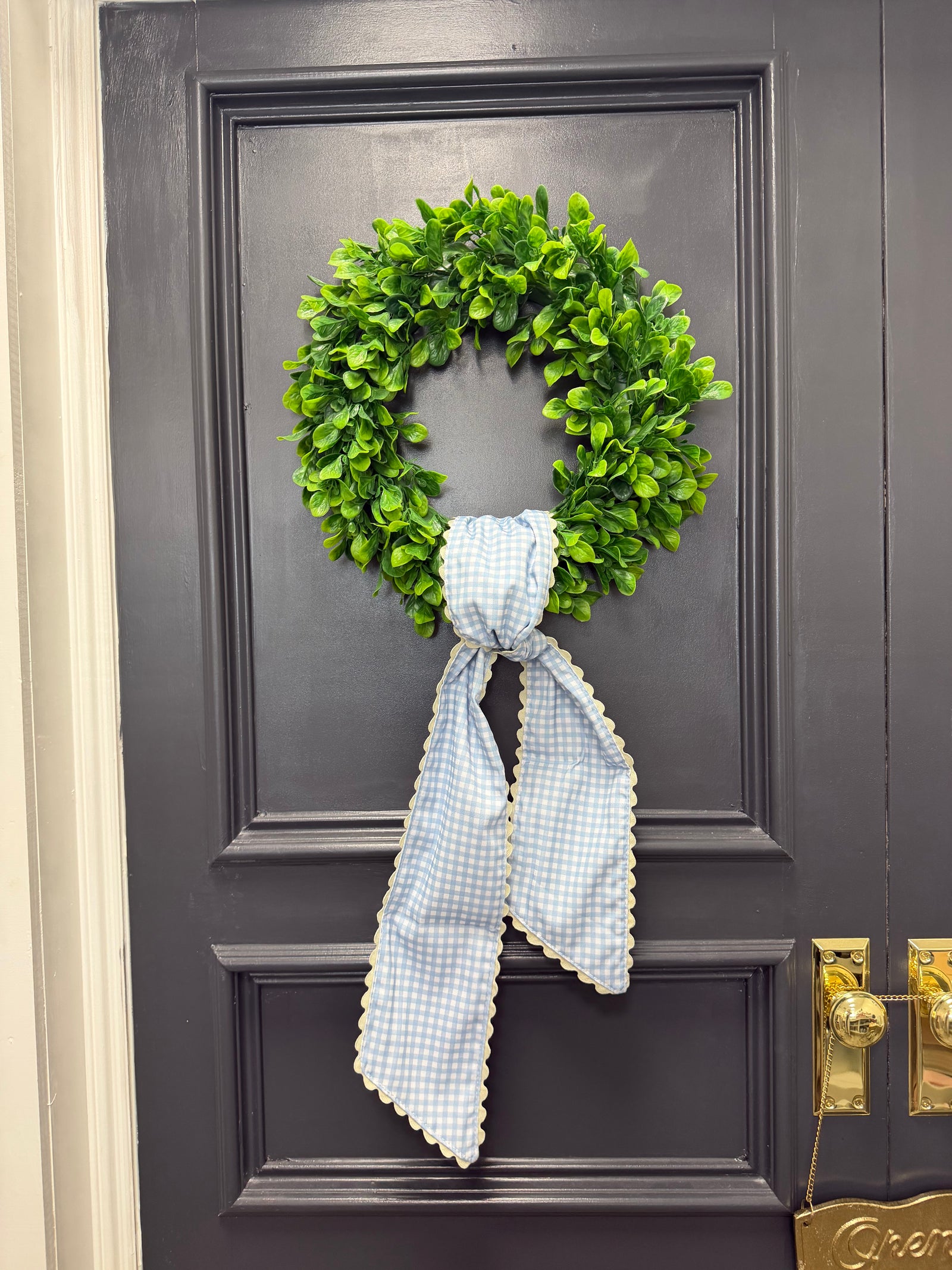 Carolina Blue Scalloped Sash