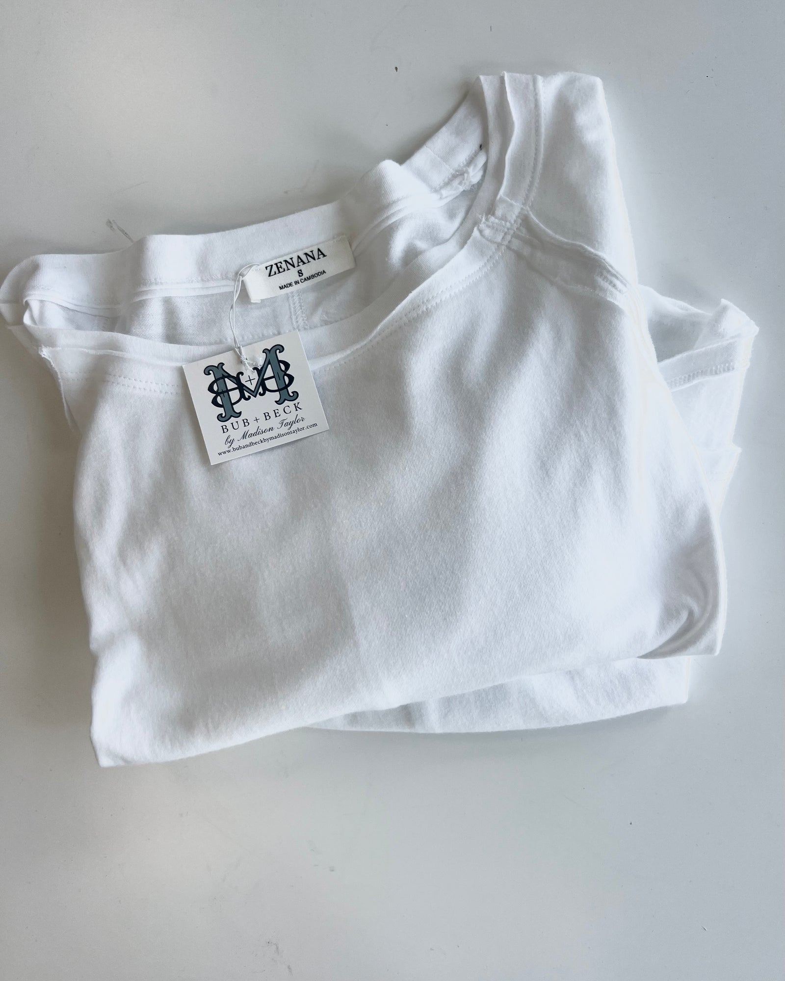 White Long Sleeve Tee