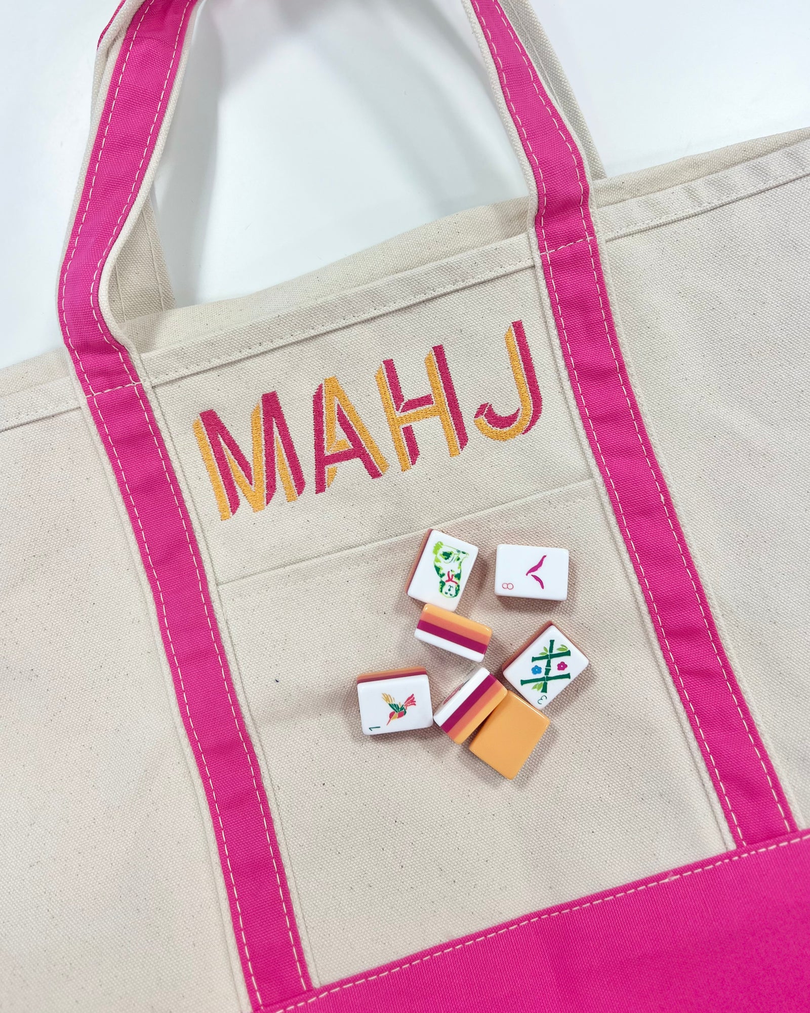 Pink Mahj Bag
