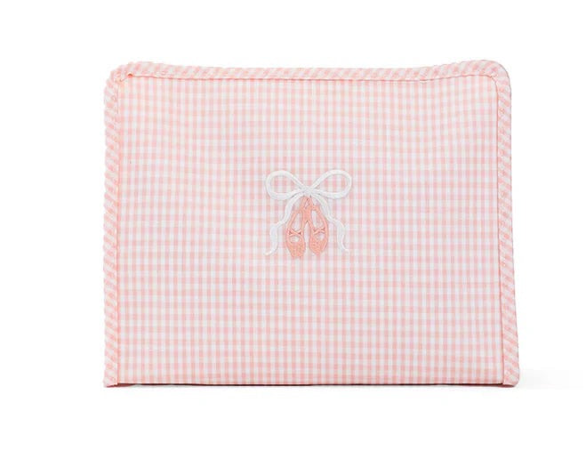 Roadie Large Zip Pouch- Ballet Pink