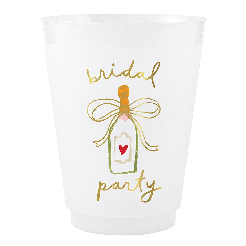 Bridal Party Frosted Cup