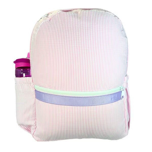 Princess Seersucker Medium Backpack with Pockets