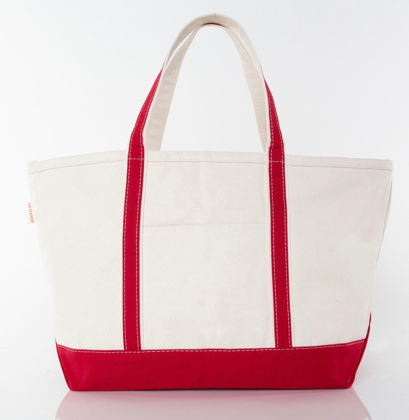 Large Red Classic Tote