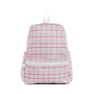 Backpacker- Plaid Red