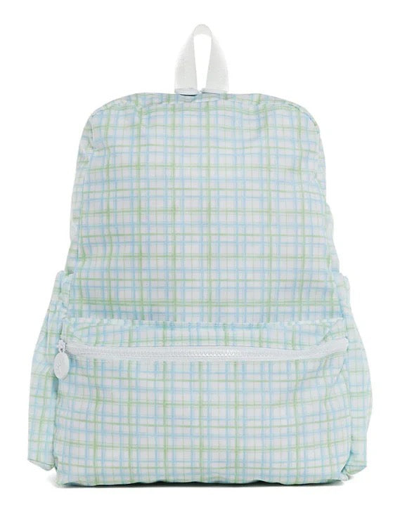 Backpacker- Plaid Green