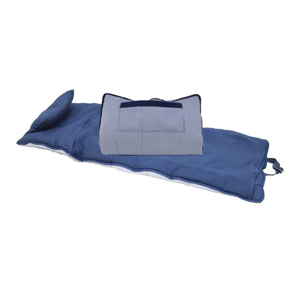Navy Seersucker Nap Roll - PRE ORDER