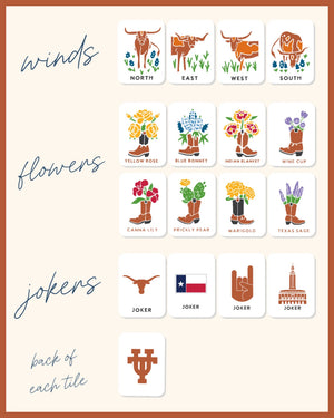 University of Texas Mahjong Tiles