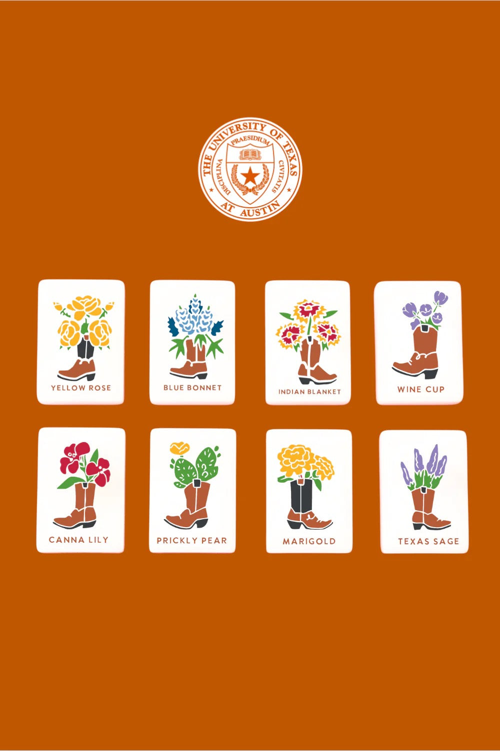 University of Texas Mahjong Tiles