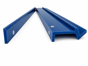 Deep Blue Acrylic Racks with Velvet Storage